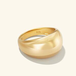 MEJURI Dome Ring, Size 3, Gold Vermeil